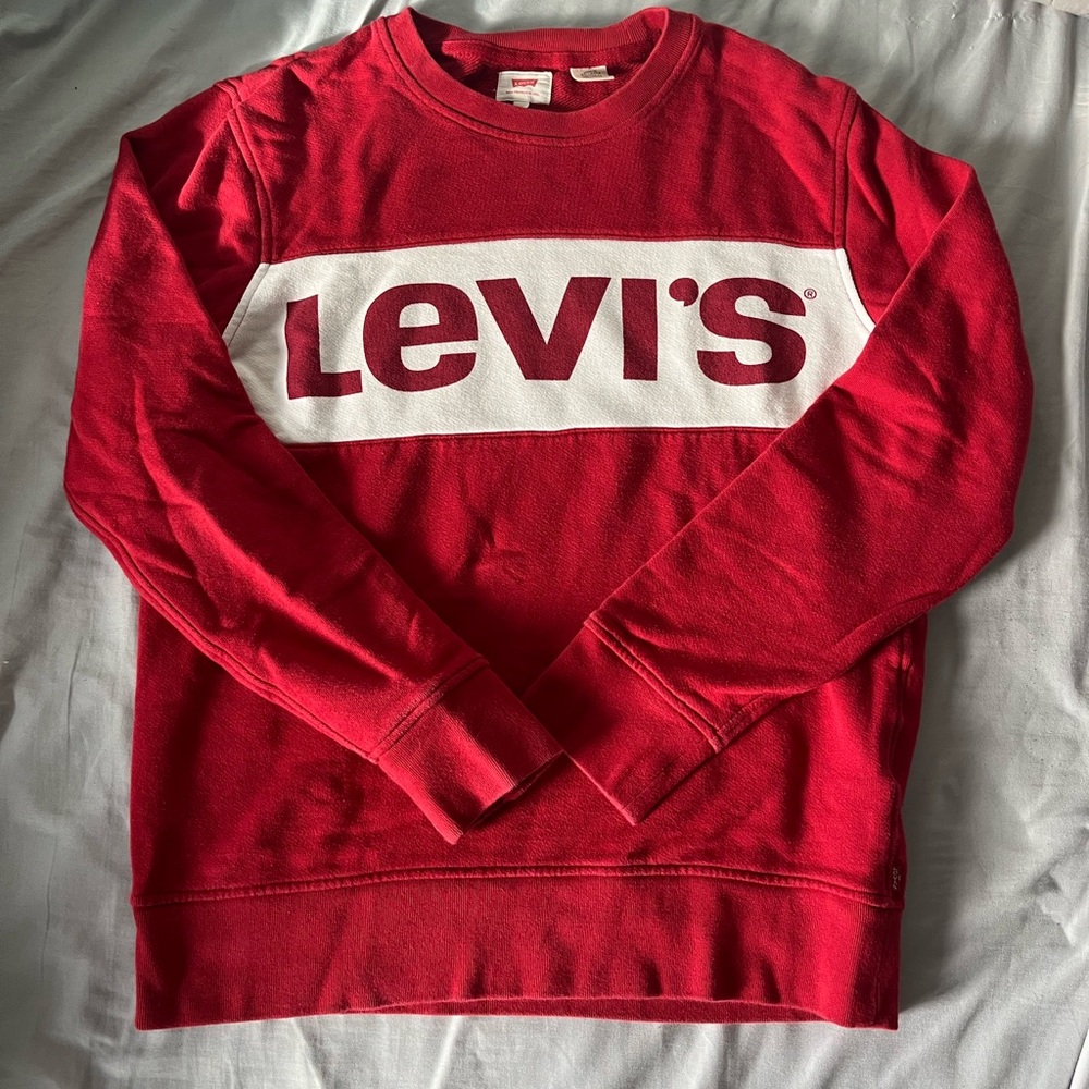 Levi's Red Crewneck Sweater